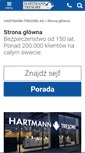 Mobile Screenshot of hartmann-tresore.pl